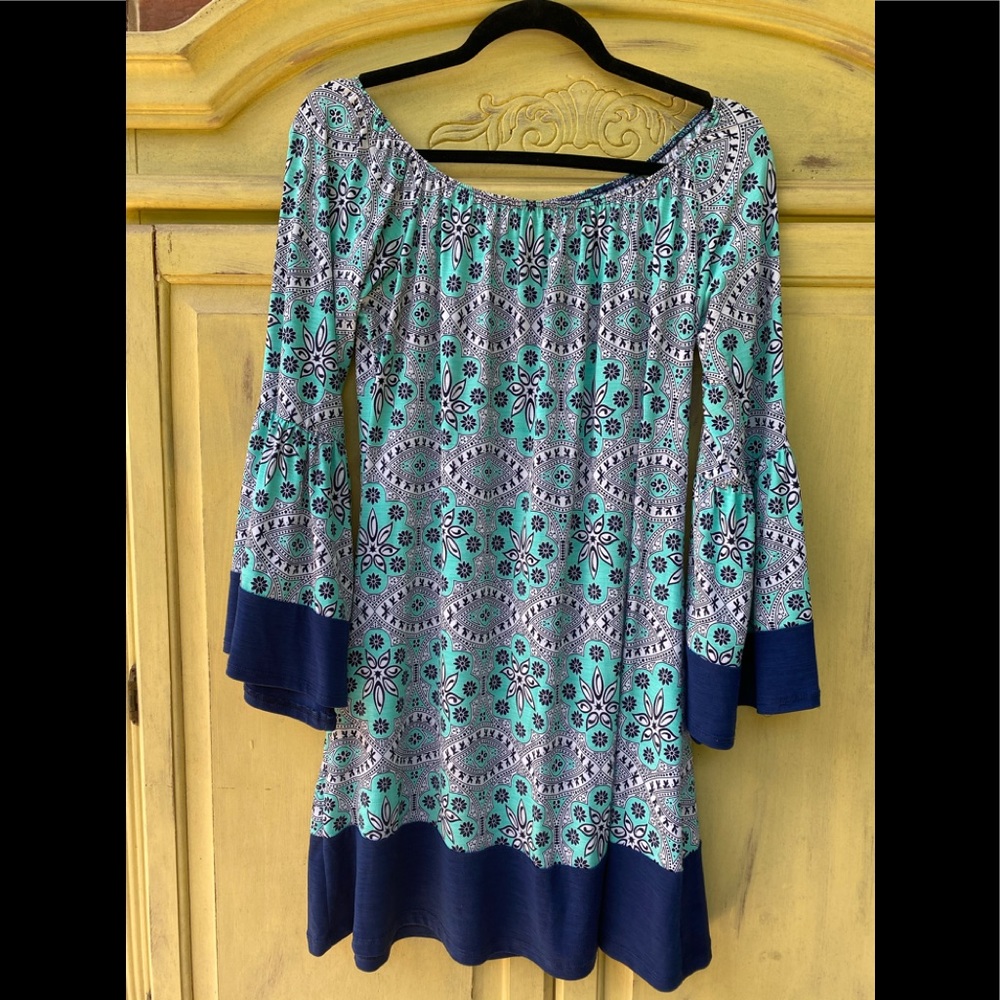 2 B Together bell sleeve dress